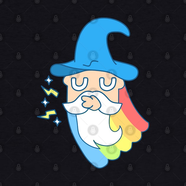 Magical Rainbow Fantasy Wizard by sadpanda